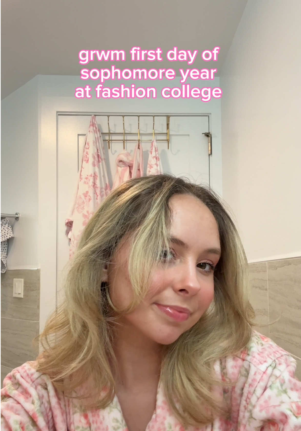 wish me luck lol #makaylaandrews #asmrballroomhairgirl #grwm #fashioninstituteoftechnology #fitnyc 