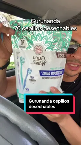 Gurunanda cepillos desechables por menos de $26 Oferta válida hasta el 8-25-2025 #gurunanda #cepillodental #toothbrush #dentalhealth #tiktokshopcreatorpicks 