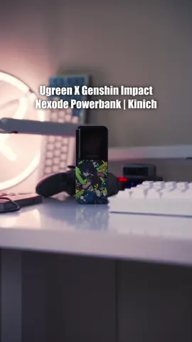 Ugreen x Genshin Impact Kinich powerbank with 20,000mah battery and Ajaw pops up when booting on TFT screen it can also charge upto 130watts#ugreen #ugreenpowerbank #ugreenxgenshinimpact #powerbank #kinich 