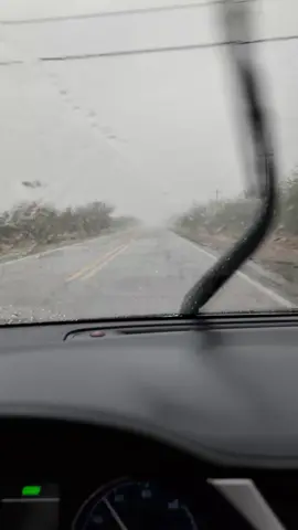 started pouring like crazy on my way to work. #arizona #rain  #riorico  #fyp  #phoenix 
