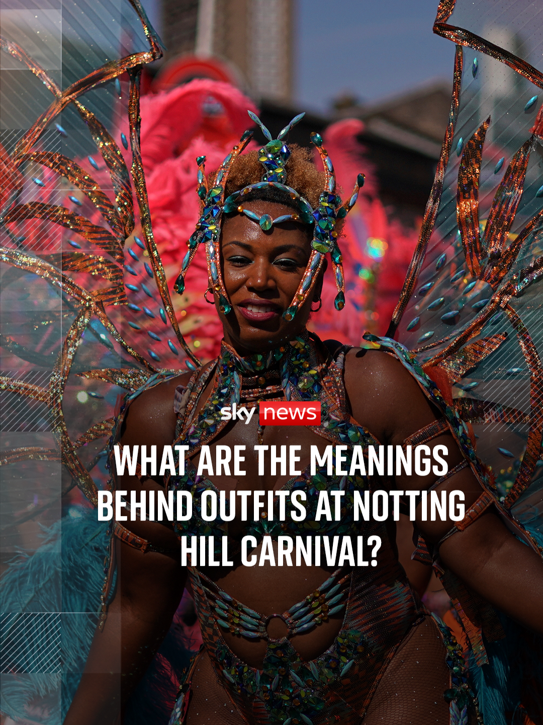 Notting Hill Carnival attendees explain the meaning of their outfits and why they love the annual event #nhc #nottinghillcarnival #london