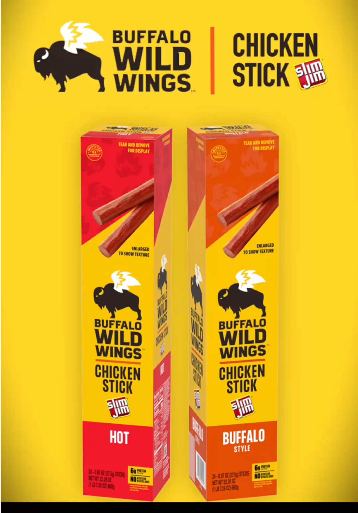 IT’S REAL AND COMING SOON 👀  @Buffalo Wild Wings #67 #fyp #slimjim #buffalowildwings 