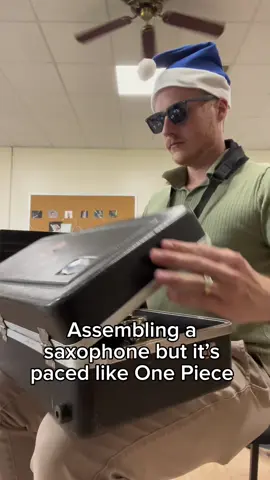 Saxophone in the style of One Piece #saxophone #banddirector #onepiece #musicteacher 