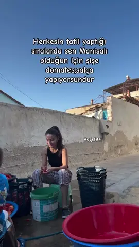Birkaç güne resmi olarak sonbahara gireceğimize göre salça, tarhana hazırlıkları kontrolü tamam mı? 😂  #manisa #ege #yaz #gündem #viral 