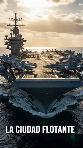 El portaaviones más grande del mundo El USS Gerald R. Ford es el gigante de los mares: más de 337 metros de largo, 100.000 toneladas de desplazamiento y capacidad para operar más de 75 aeronaves. Una ciudad flotante y el máximo símbolo del poder naval moderno. #Portaaviones #GeraldRFord #Navy #EEUU #PoderNaval 
