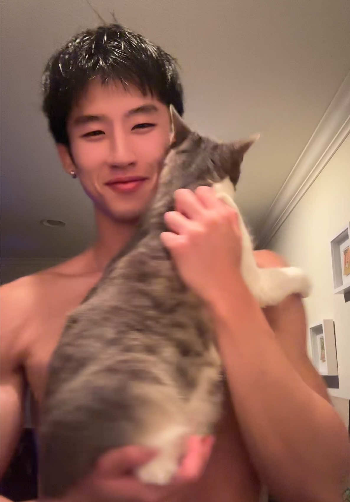 yall see her lil fupa #fyp #foryou #korean #asian #catdad 