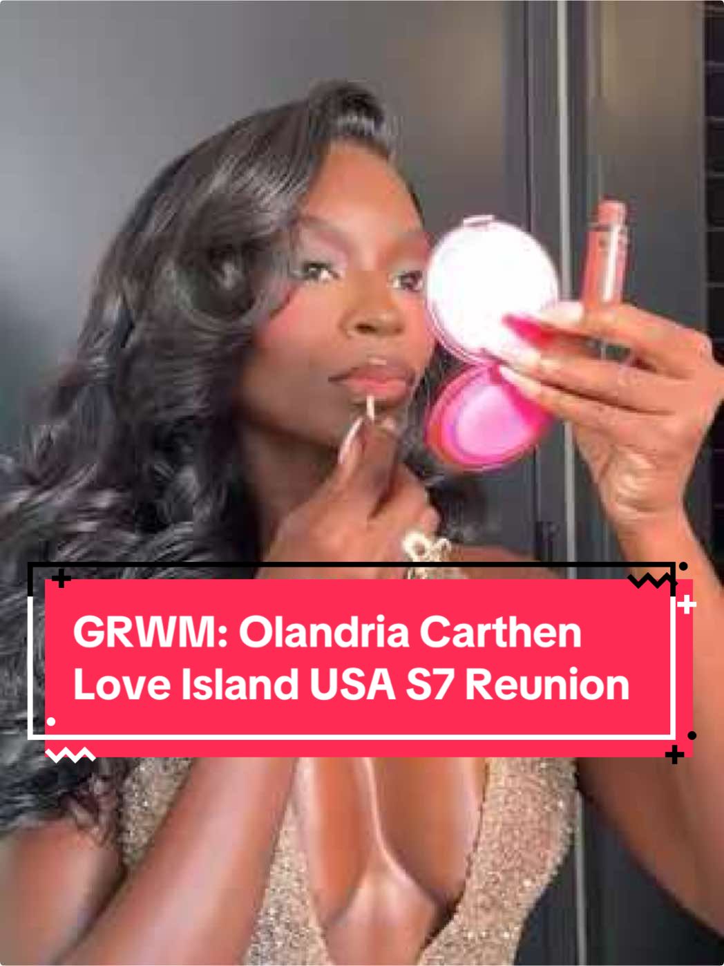 Chat… we got @Olandria to share her #LoveIslandUSASeason7 reunion #GRWM 😭😭😭 That’s my president. 