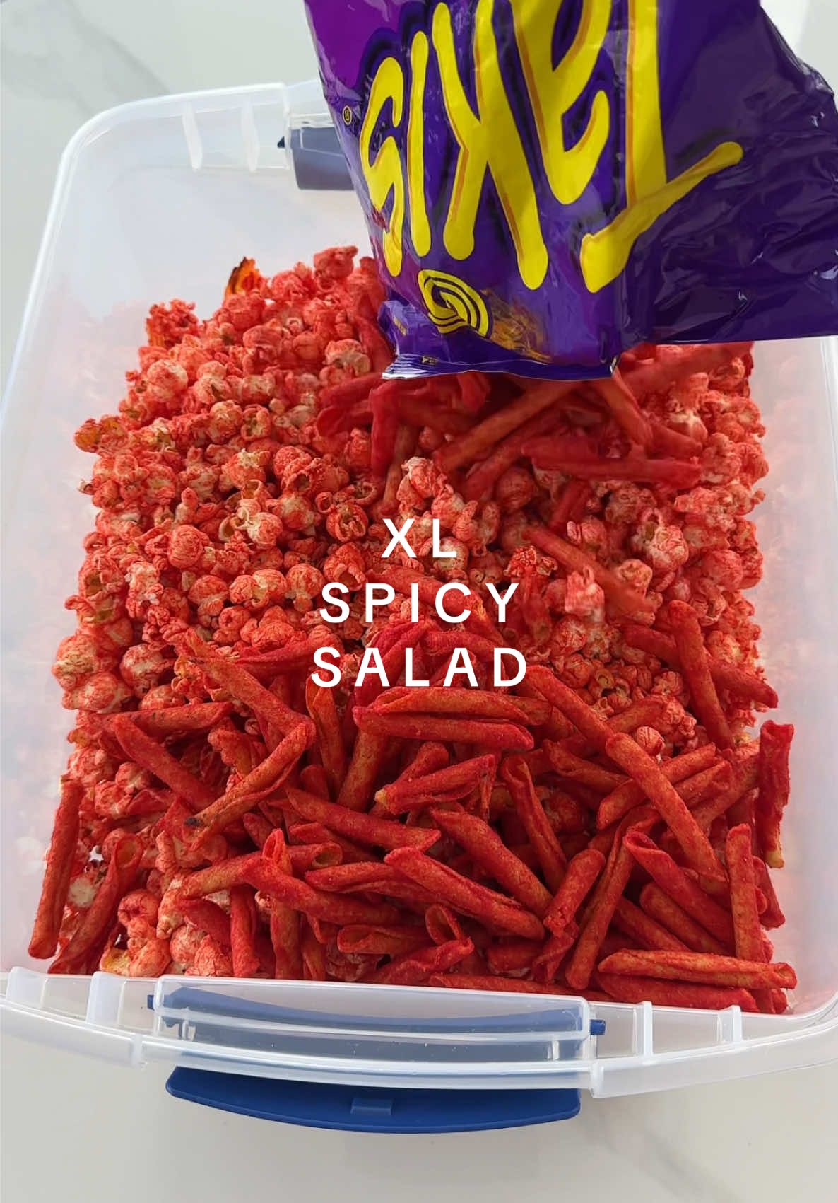 Let’s restock my spicy salad for the week!! 🌶️🤤 What would you add?? #spicyfood#restock#asmr#satisfying#restocking 