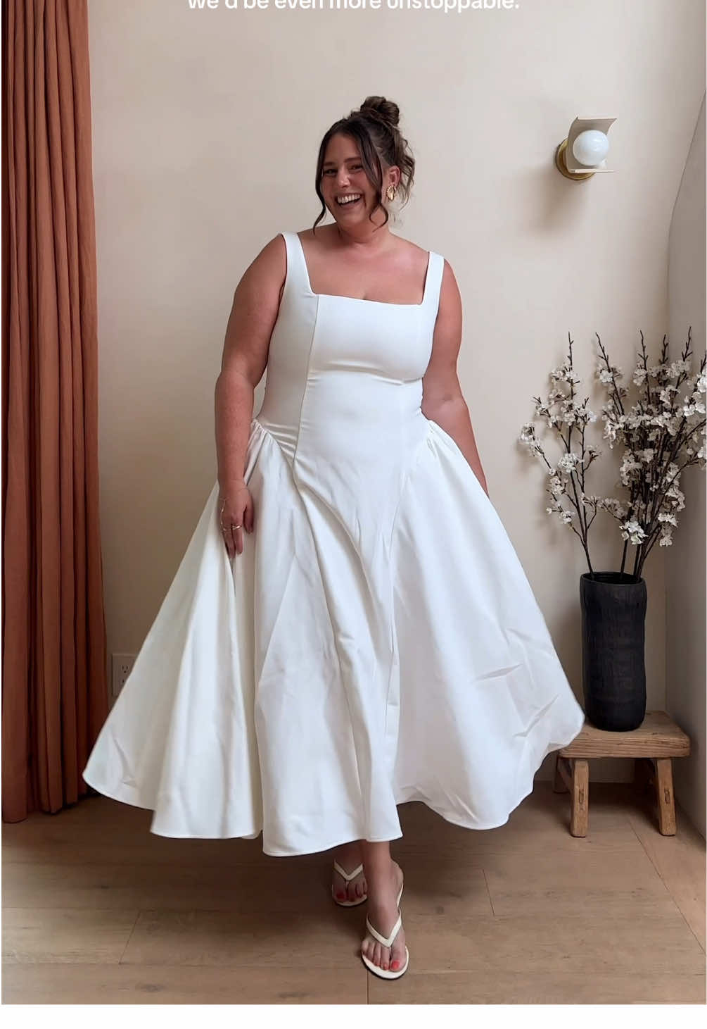 My jaw is still on the floor from this dress. ABSOLUTELY UNREAL. Girlies in their bridal era you NEED this dress! It comes in a butter yellow color and comes in a mini length, too! So many options! Linked on my ShopMy! 🤍 #midsizefashion #midsizestyle #corsetdress #confidence #tryon 