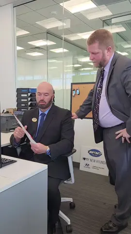 Dumb and Dumber pricing out cars@Hyundai BigBird #funny #newcar #real #carsales 