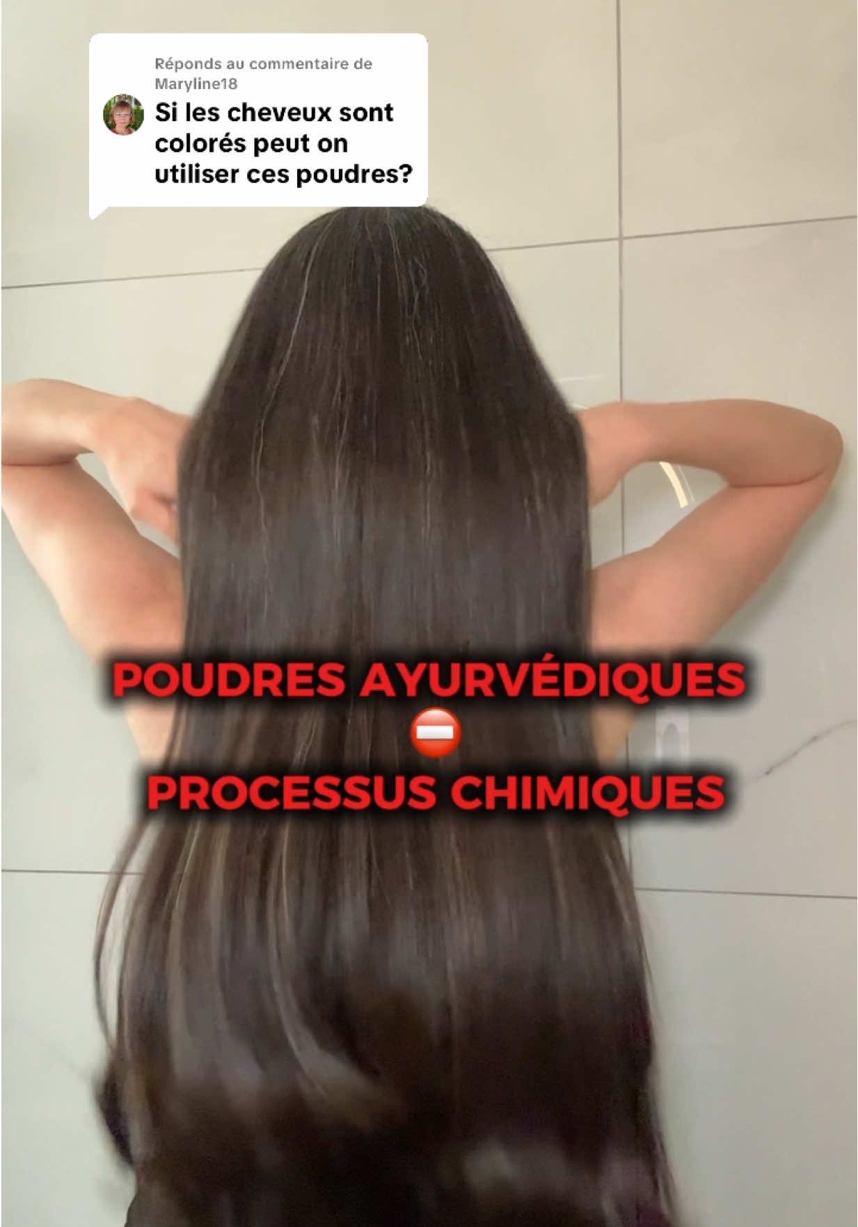 Réponse à @Maryline18   Alors, ce que tu dois retenir 🎀 ➡️ Tu peux commencer les poudres 4 à 6 mois après un processus chimique, en optant pour une poudre adoucissante comme la guimauve ou le kapoor kachli. Utilise-la une fois tous les 7 à 10 jours, et laisse poser pendant 20 à 40 minutes maximum. #pourtoi#soincheveux#cheveux#masse#poudresayurvediques 