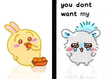 usagi rage baits momo 😤🙌ib : @david! 🙌 • • • #chiikawa #fyp #hachiware #usagi #momonga 