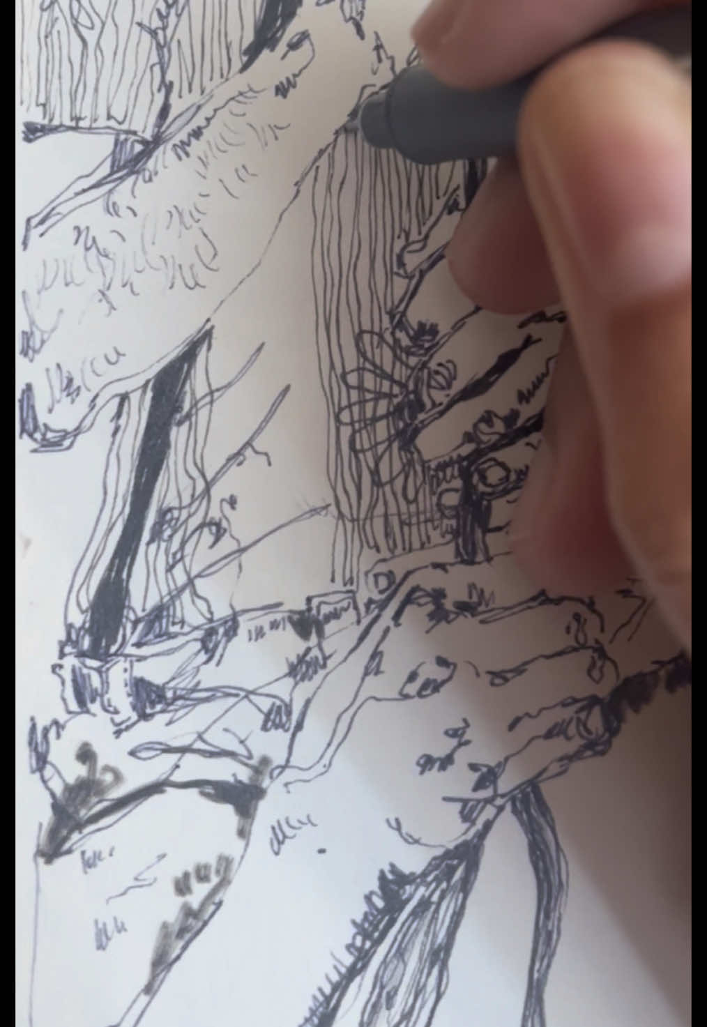 I promise this is the last stripe drawing video for a while  #fyp #art #drawingvideo #sketchbook #artdrawing 