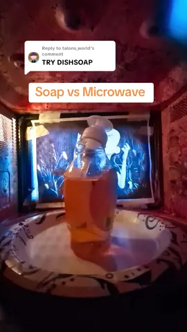 Replying to @talons_world Soap vs Microwave #science #experiment #soap #fyp 