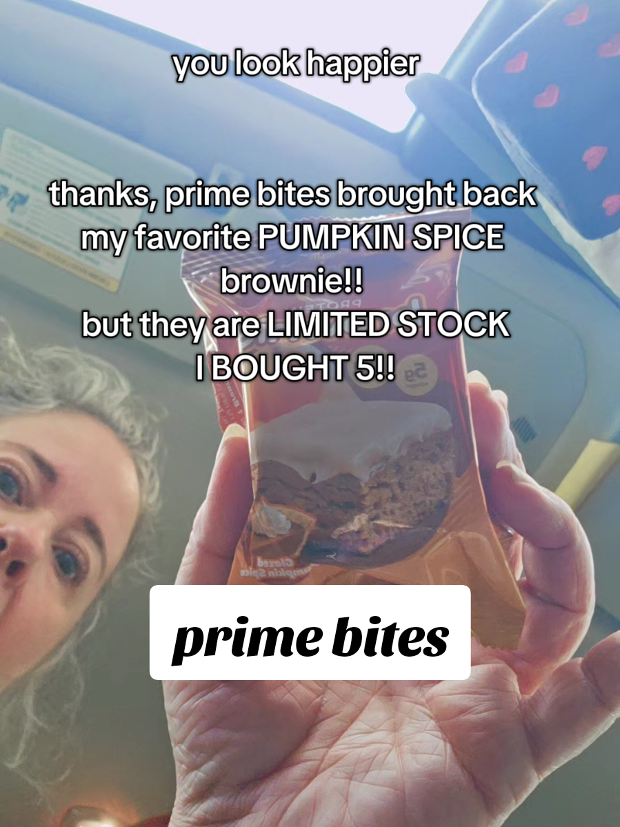 these are the BEST!!! #creatorpickspersonalcare #primebites #tiktokcreatorpicks #pumpkinspice #brownies *prices change daily and accts vary @Prime Bites Protein Treats 