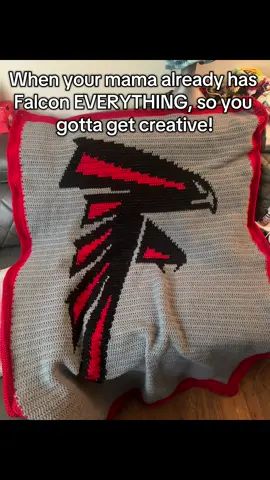 Make a blanket with me! I said I wouldn’t do this again but I’m actually ready for more lol it was kinda fun! Blankets are $200 minimum!!  #atlantafalcons #crochet #virgoseason 