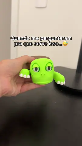 E o som que essa tartaruga faz 🫣 #portacopos #tartaruga #presentediferente