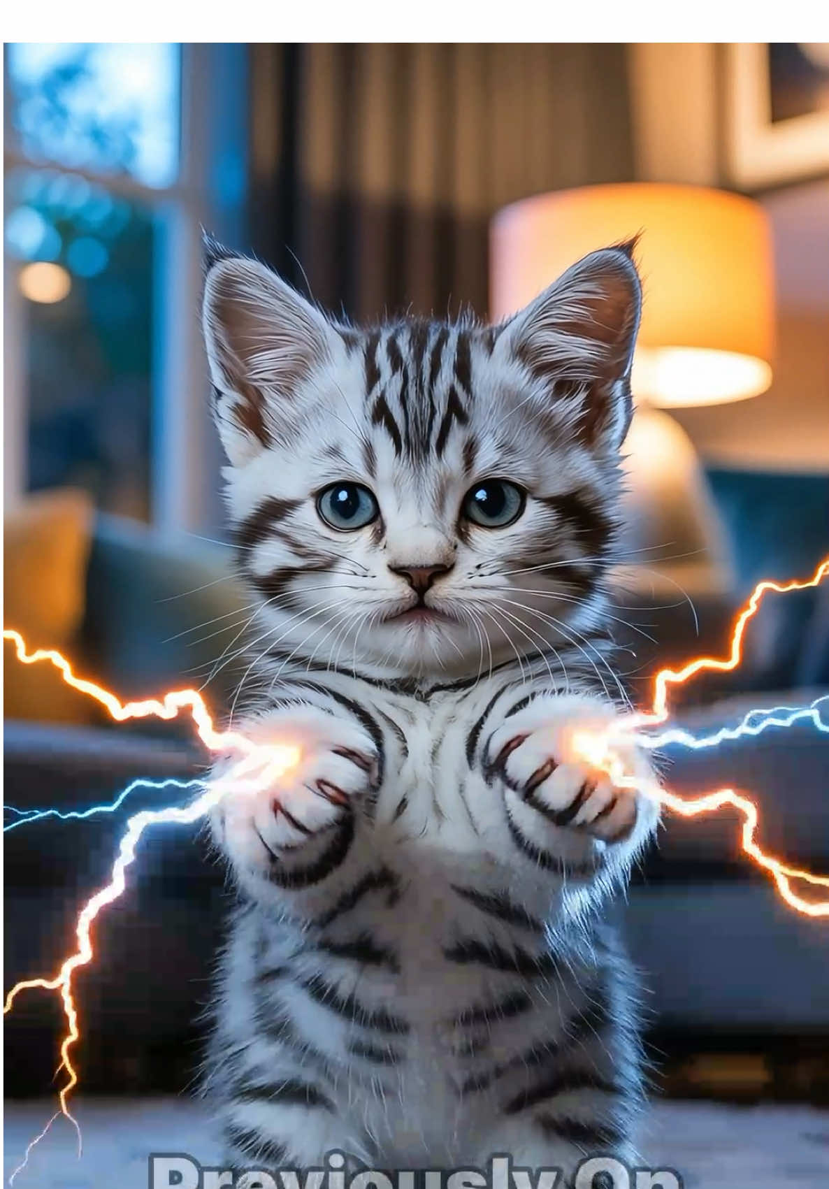 Whiskers Jr. Electric Boogaloo Part 2!!! #cat #ai #part2 #kitten #fyp 