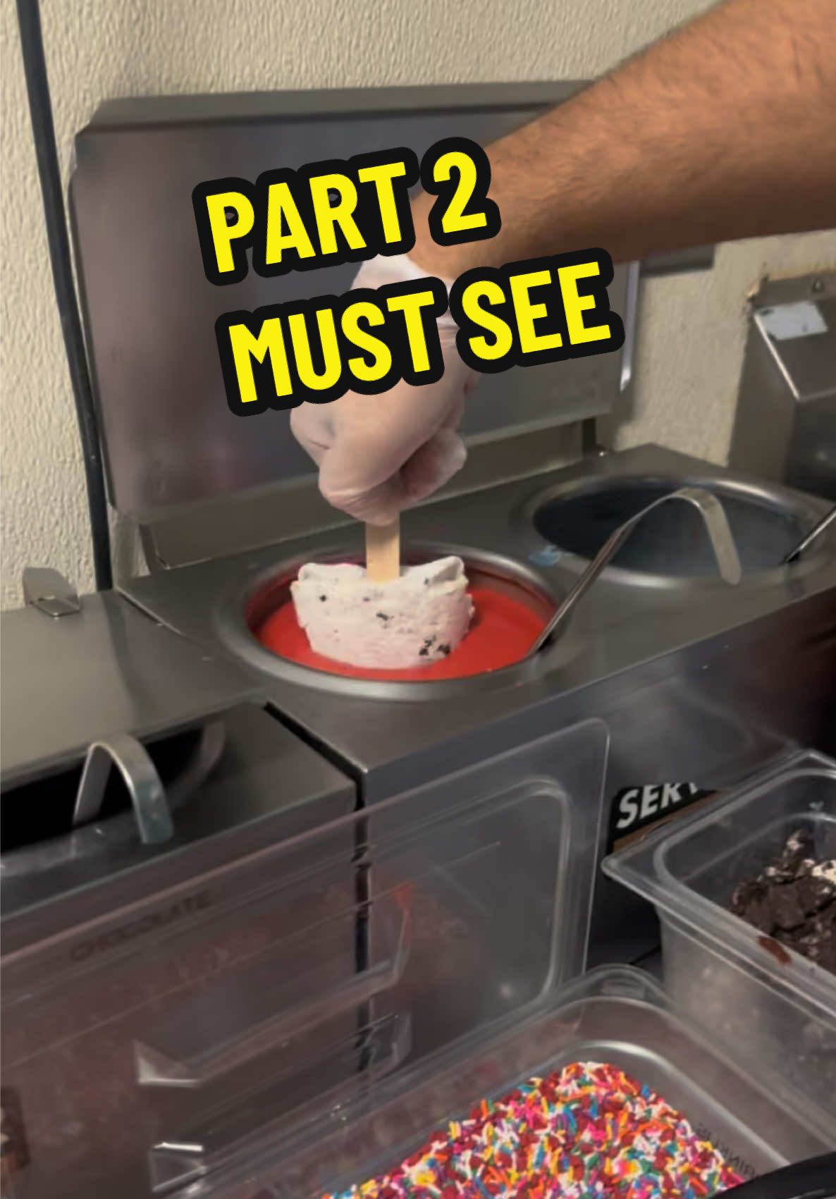 Part 2 Check out what we did with the half blizzards !#DairyQueen #fyp #blowthisup #IceCreamTok #viral 