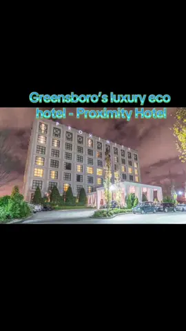 Staycation idea: Proximity Hotel—sustainable luxury in Greensboro 🌿✨ Book via my link for deals #ad #Greensboro #NorthCarolina #ProximityHotel #PrintWorksBistro    