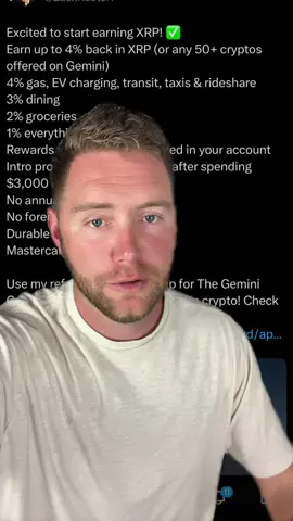 The Gemini XRP Credit Card is here! ✅🚀 #fyp #xrp #crypto #greenscreen 