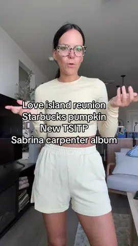 What a week ! #loveislandreunion #starbuckspumpkin #tsitp #sabrinacarpenter 