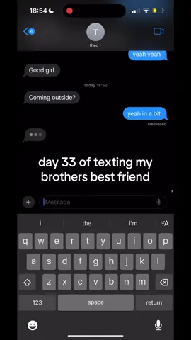 day 33 of texting my brothers best friend | yes i gave in and played tennis with him 😒 he was annoyingly good… || #brothersbestfriend #day33 #viral #foryoupage #fyp 