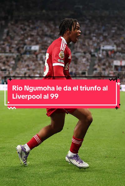 ¡Victoria de último minuto para Liverpool! 😮 ⚽ Con una brillante finta de Szoboszlai, Rio Ngumoha quedó solo en el área y definió al 99’ para darles los tres puntos. #PremierLeagueTelemundo #PremierLeague #Liverpool #NewcastleUnited #RioNgumoha