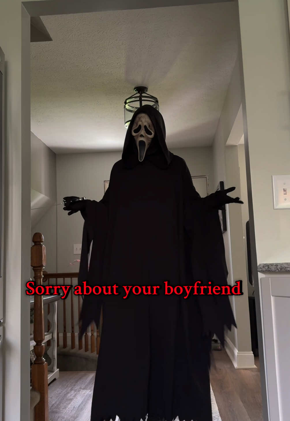 Sorry not sorry 🤷🏻 #fyp #ghostface #horrortok #ghostfacecosplay #scream 