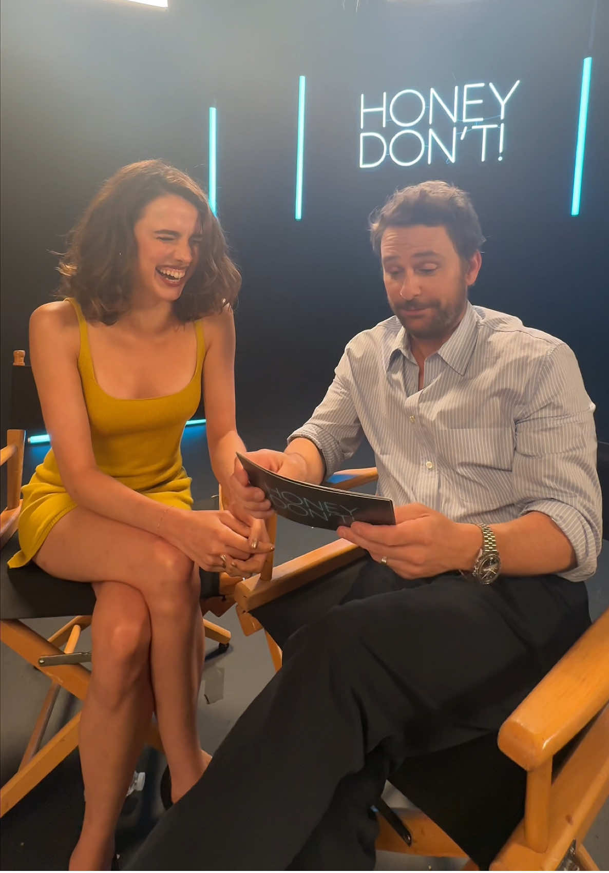 And you haven't even seen the riddle tattooed on her *ss.  #HoneyDont #MargaretQualley #CharlieDay  
