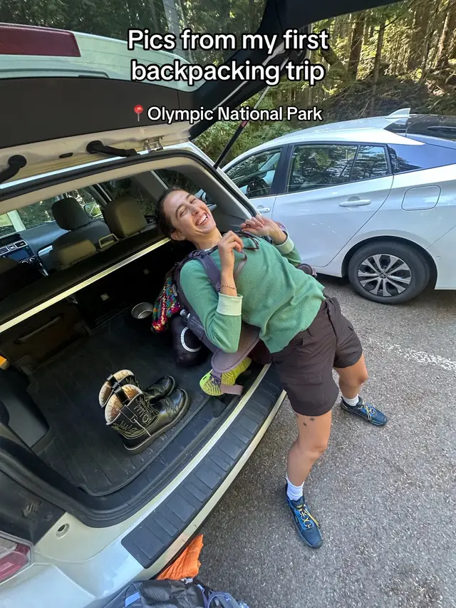 …. It was actually painful to leave #olympicnationalpark #backpacking #firstbackpackingtrip #pnw #washingtonstate 