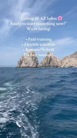 Looking for a new career? If you’re interested, drop a 👋🏻 #AZJobs #WereHiring #BossBabe #RemoteJobs #FlexibleSchedule 