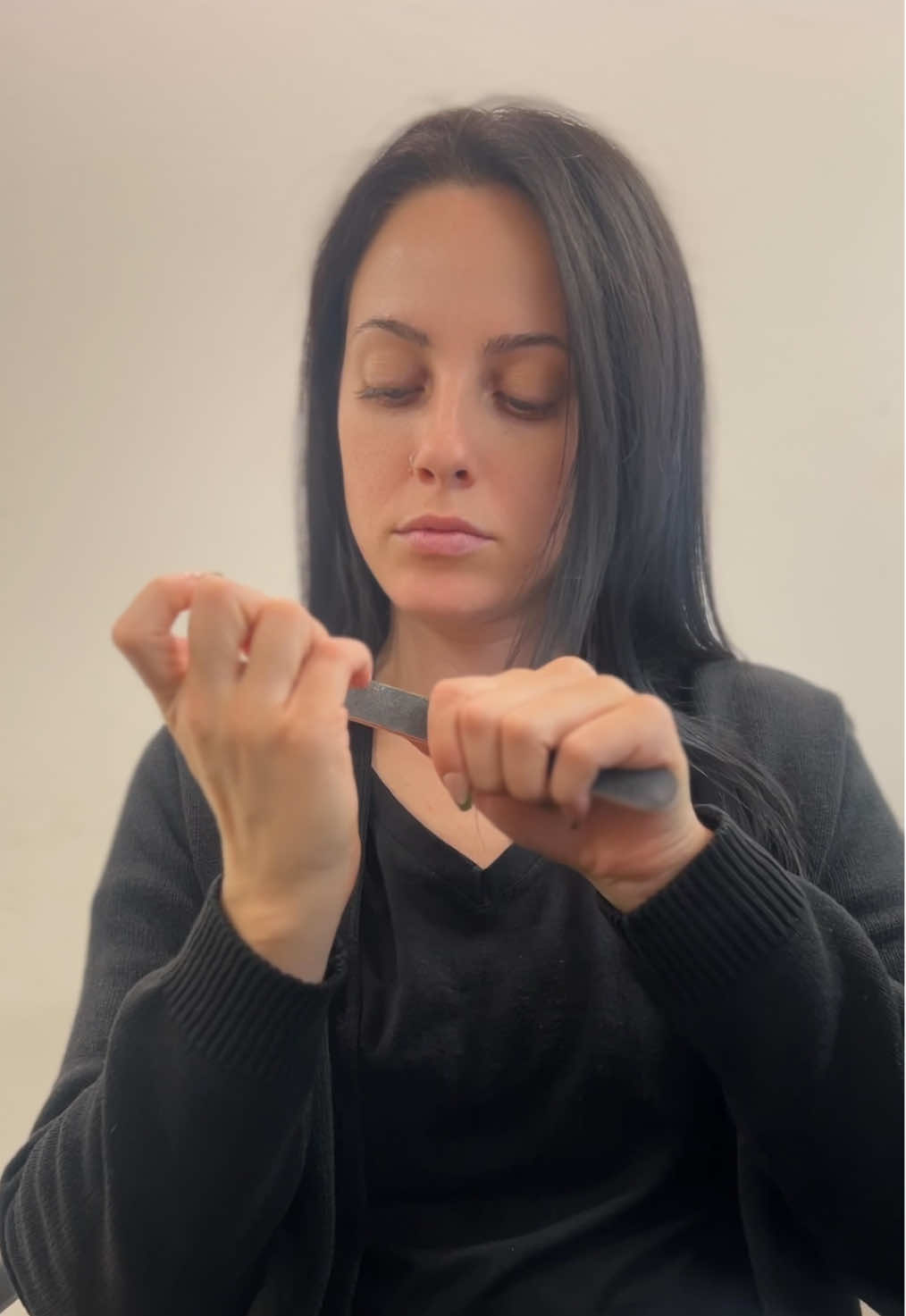 Watch me put some nails on for a min. and a half 🙂 #nails #cute