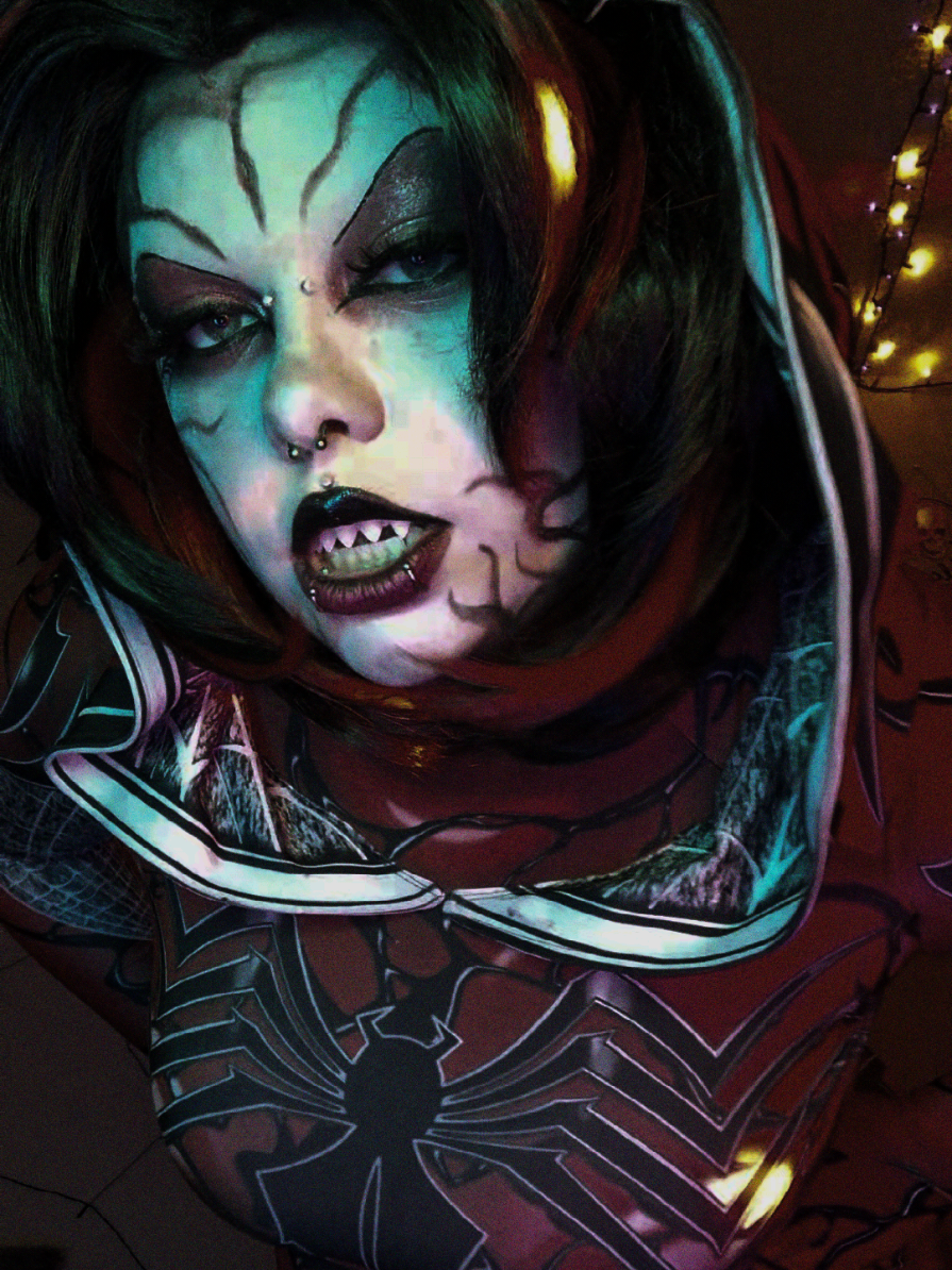 #makeupartist #cosplayer #carnage #spiderverse #spidersona 