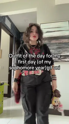 Guys what do you mean im basically 100 years old and going to college like a real human being #OOTD #OOC #outofcosplay #outfitinspo #outfitoftheday 