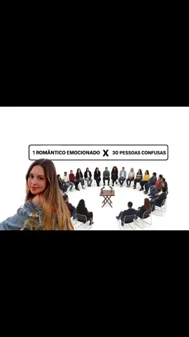 Apenas uma romântica incurável no meio de gente confusa #romantico #meme #1treinadorvs30gordos 