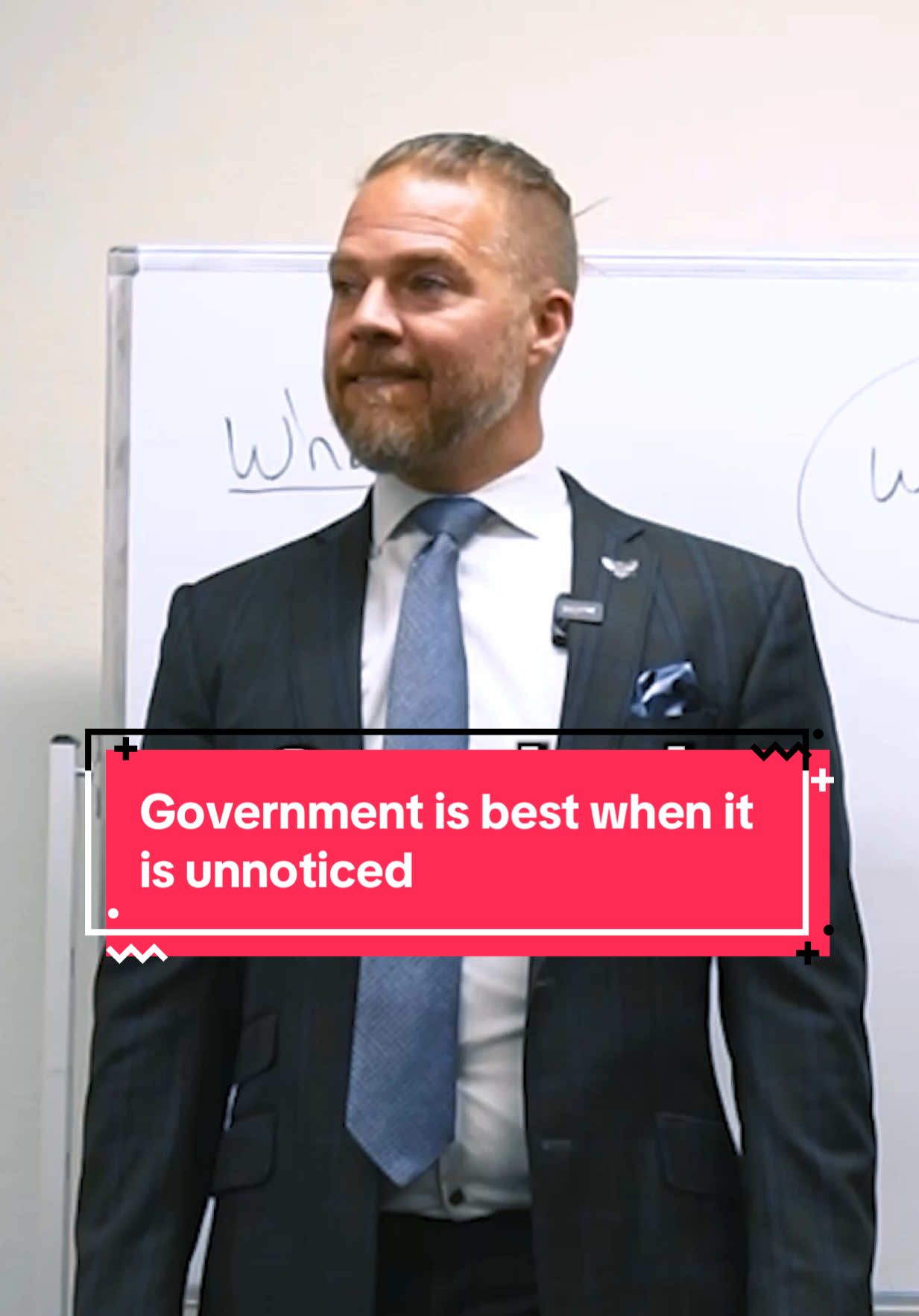 Government is best when it is unnoticed. 🇺🇸 #politics #politok #investment #invest #investing 