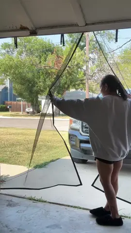 10/10 recommend 🤏🏽 #garagescreendoor #homeimprovement #fyp #tiktokshop 