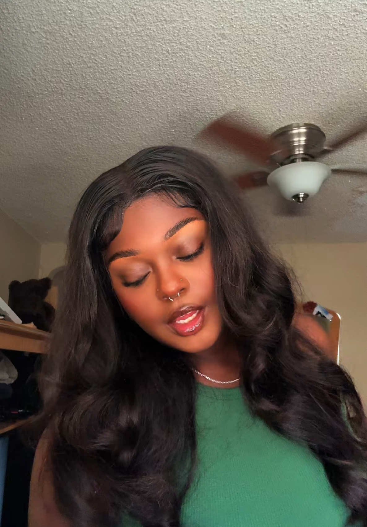 here’s my monthly post ig #fyp #breakingdishes #rihanna #makeup #transition 