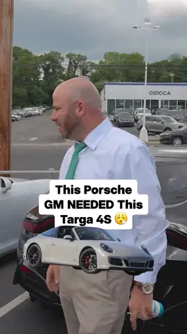You won't believe the crazy reason this Porsche GM is buying our Porsche Targa 4S. #porsche #targa4s #luxurycars #carbuying #certifiedcars 
