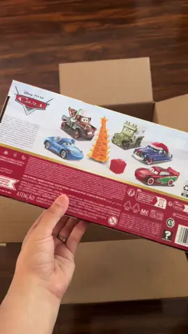 Love these Christmas theme cars! Never too early to start Christmas shopping 🎄 #lightningmcqueen #pixar #disney #cars 