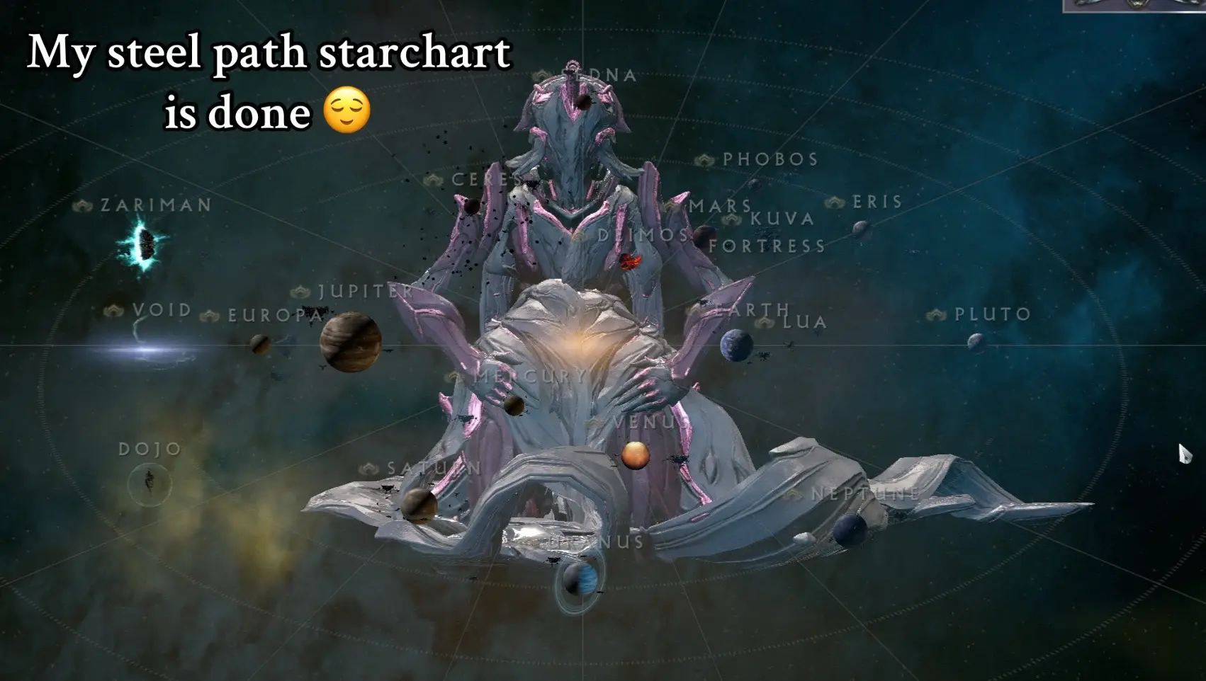 With the help of my fiancé! He helped me with half of it ☺️ #warframe #warframecommunity #tenno #warframetiktok #warframememes 