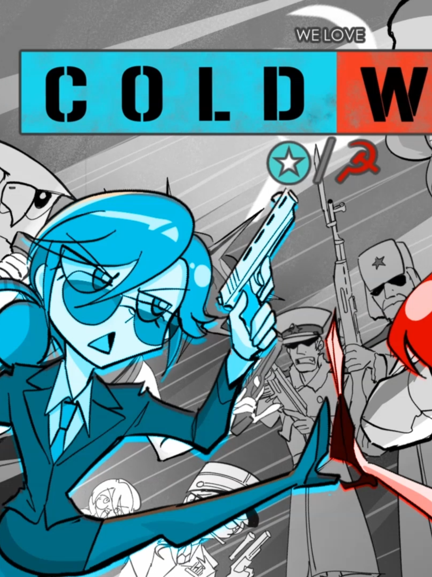 We Love Cold War!! - THE CIA (original animation) #indie_anime #anime #indieanime #indieanimation #coldwar
