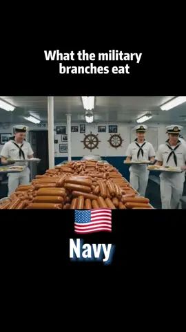 What the military branches eat 🇺🇸😅#usmilitary #army #navy #marines #airforce 
