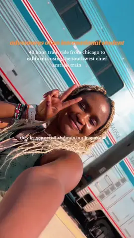 it felt marvelous to walk around for almost 40 minutes in new mexico. there’s store nearby too so you can refuel with snacks etc  you can get off on other stops but this is the longest stop and definitely worth getting off the train :))) #internationalstudents #internationalstudent #internationalstudentlife #amtraktrain #amtraktravel 