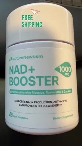 NAD Booster #nadboost #antiaging #supplementsthatwork #limitedstock #actfast @Naturenewborn 
