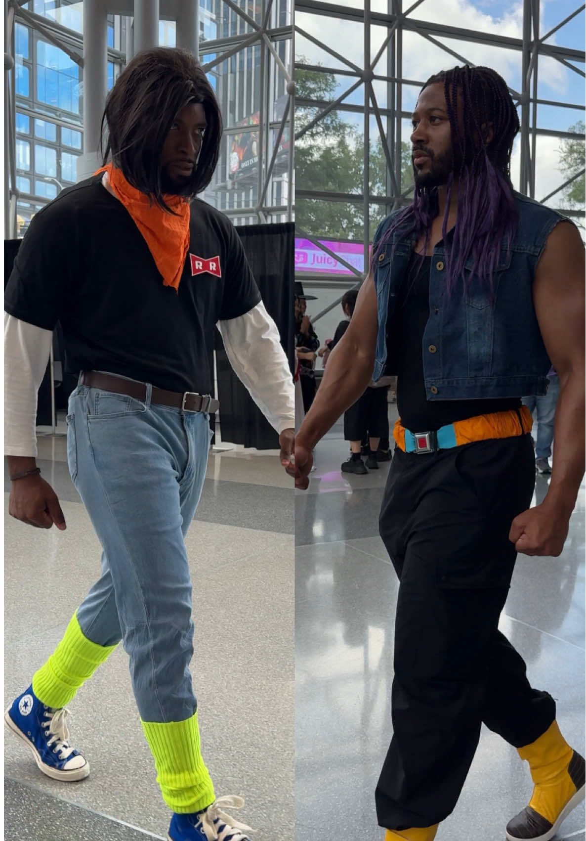I knew I was done once he hit the Jojo pose 😭 #dragonballz #dbz  #android17 #trunks #usher 