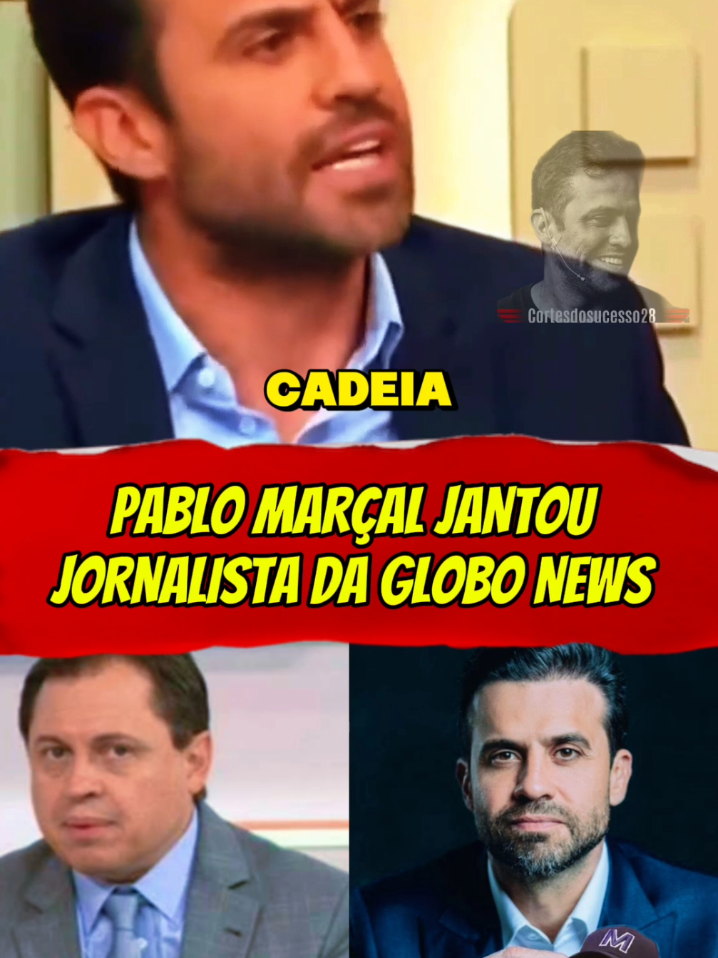 Pablo Marçal Jantou Jornalista na entrevista  #entrevista  #pablomarçal  #jornalismo  #direita 