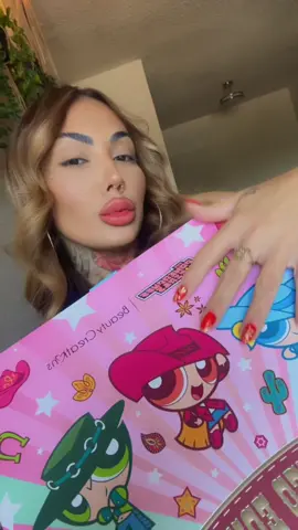 Look at this Powerpuff Girls collection with @Beauty Creations Cosmetics i loves it 💖🩵💚 Thank you beauty creations 🤗 Click the link to get yours today ✨ #powerpuffsgirls #beautycreations #collab #fyp #makeup 