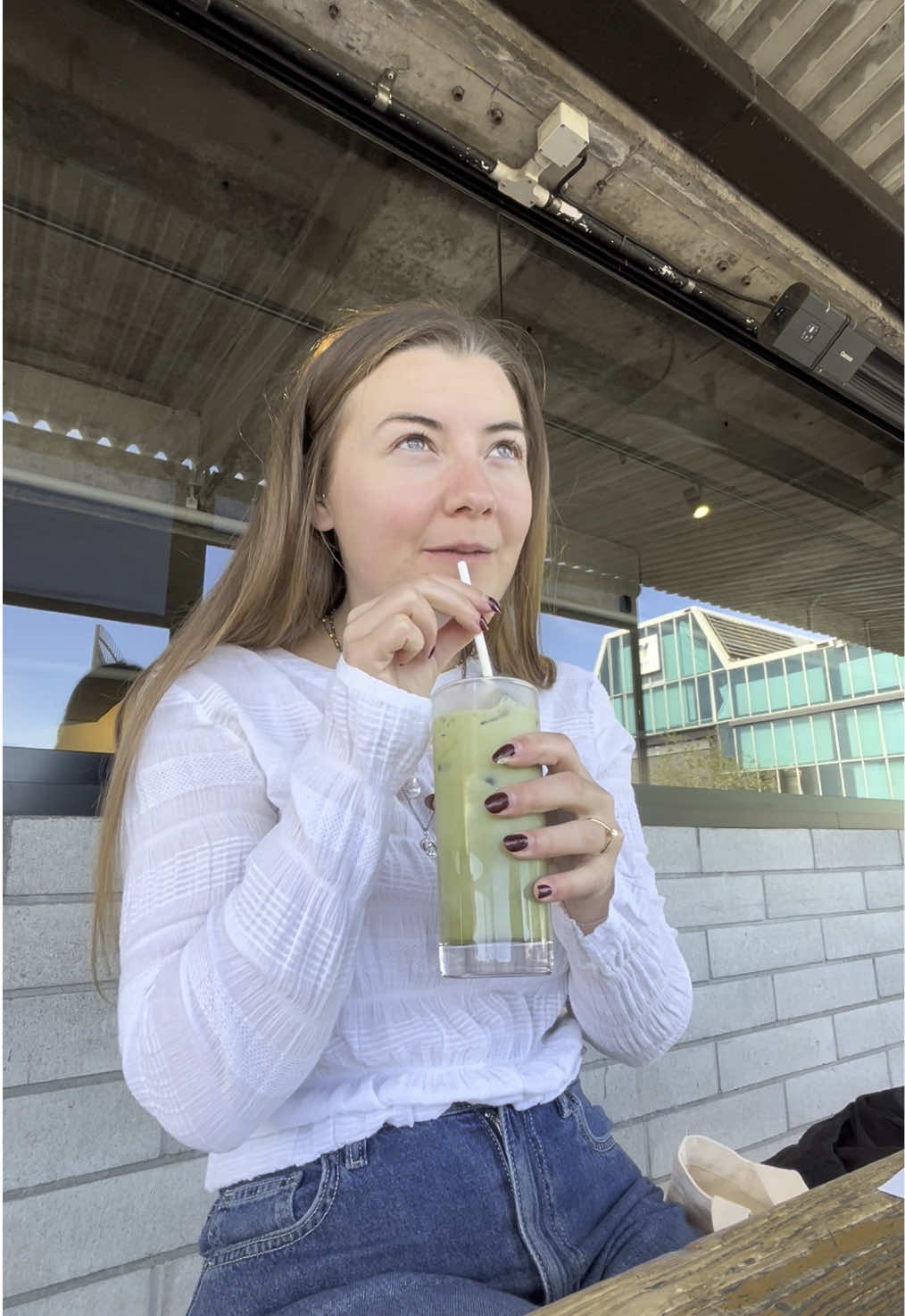 Sunday morning matcha 🍵 #matchalover #matchalatte #icedmatcha #icedcoffee #morningcoffee #sundaymorning #sundayvibes